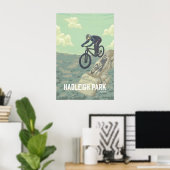 Affiche de voyage de VTT de Hadleigh Park (Bureau à domicile)