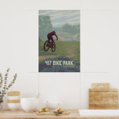 Affiche de voyage de vtt du parc vélo 417 (Cuisine)