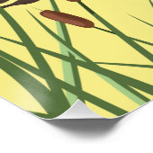 Affiche de voyage de Waldringfield Suffolk. (Coin)