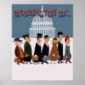 Affiche de voyage de Washington DC (Devant)