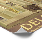 Affiche de voyage Delft (Coin)