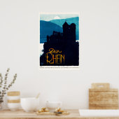 Affiche de voyage Der Rhein Allemagne 1930 (Cuisine)