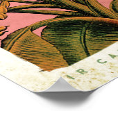 Affiche de voyage des Bahamas tropicales (Coin)