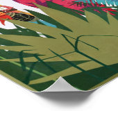 Affiche de voyage des Caraïbes (Coin)