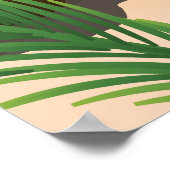 Affiche de voyage des îles Vierges américaines de  (Coin)