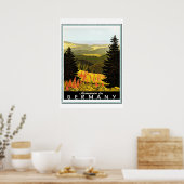 Affiche de voyage d'été en Allemagne vintage (Cuisine)