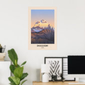 Affiche de voyage Dhaulagiri Népal (Bureau à domicile)