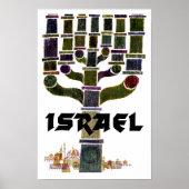 Affiche de voyage d'Israël (Devant)
