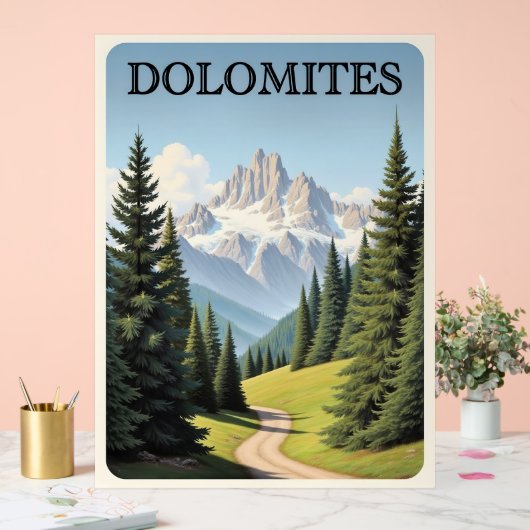 Affiche de voyage Dolomites (Mariage)