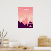 Affiche de voyage du Caire (Cuisine)