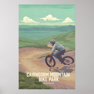 Affiche de voyage du Cairngorm Mountain Bike Park