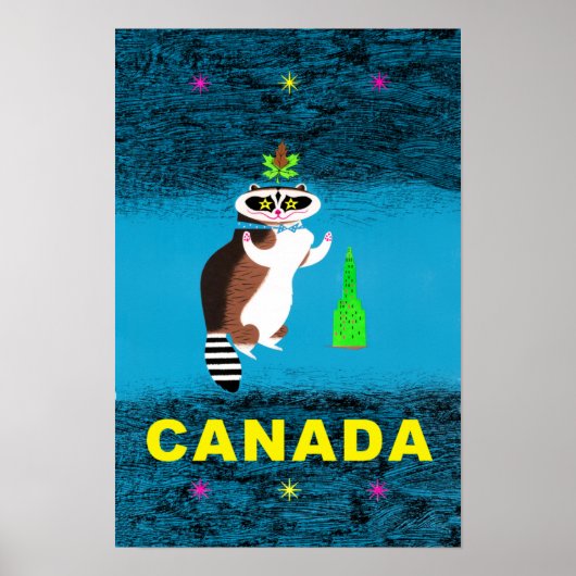Affiche de voyage du Canada (Devant)