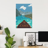 Affiche de voyage du lac Moraine Canada (Bureau à domicile)
