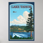 Affiche de voyage du lac Tahoe (Devant)