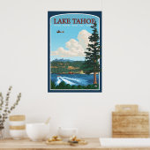 Affiche de voyage du lac Tahoe (Cuisine)