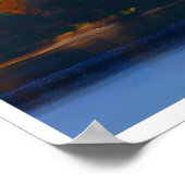 Affiche de voyage du Mont Fuji (Coin)