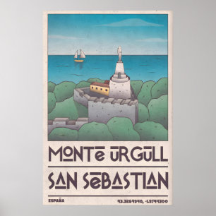 Affiche de voyage du Mt Fuji - Style vintage avec