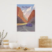 Affiche de voyage du Parc national de Big Bend (Cuisine)