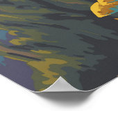 Affiche de voyage du parc national de Biscayne (Coin)