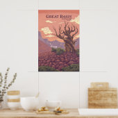 Affiche de voyage du Parc national Great Basin (Cuisine)