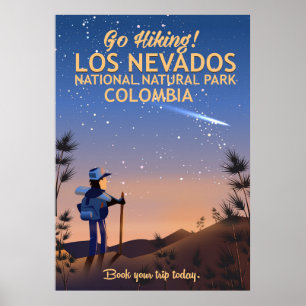 Affiche de voyage du parc national naturel de Los