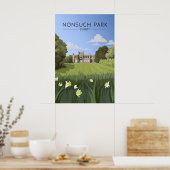 Affiche de voyage du parc Nonsuch Surrey (Cuisine)