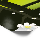 Affiche de voyage du paysage Derbyshire (Coin)