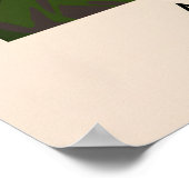 Affiche de voyage du pic d'Adams (Coin)