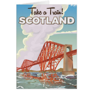 Affiche de voyage du quatrième pont d'Écosse.