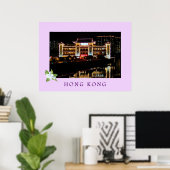 Affiche de voyage du restaurant flottant Star Seaf (Bureau à domicile)