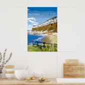 Affiche de voyage du sentier national de la côte d (Cuisine)