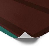 Affiche de voyage du Viaduc de Leaderfoot en Écoss (Coin)