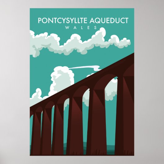 Affiche de voyage du Viaduc de Leaderfoot en Écoss (Devant)