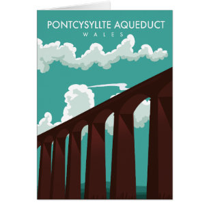 Affiche de voyage du Viaduc de Leaderfoot en Écoss