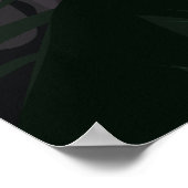 Affiche de voyage du volcan mexicain (Coin)