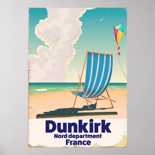 Affiche de voyage Dunkirk Beach (Devant)