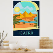 Affiche de voyage Egypte-Caire (Cuisine)