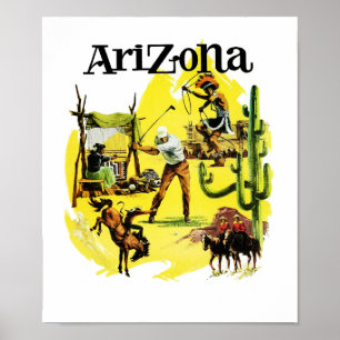 Affiche de voyage en Arizona