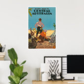 Affiche de voyage en Australie Impression d'art de (Bureau à domicile)