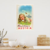 Affiche de voyage en Autriche Impression d'art aut (Cuisine)
