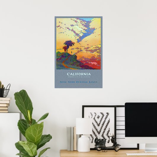 Affiche de voyage en Californie (Bureau à domicile)