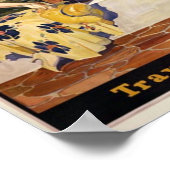 Affiche de voyage en Californie vintage (Coin)