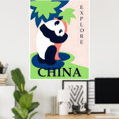 Affiche de voyage en Chine (Bureau à domicile)