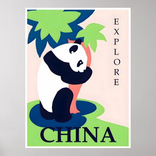 Affiche de voyage en Chine (Devant)