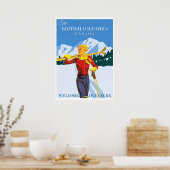 Affiche de voyage en Colombie-Britannique (Cuisine)
