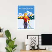 Affiche de voyage en Colombie-Britannique (Bureau à domicile)