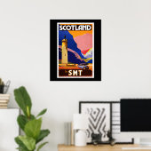 Affiche de voyage en Écosse (Bureau à domicile)