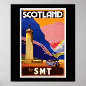 Affiche de voyage en Écosse (Devant)
