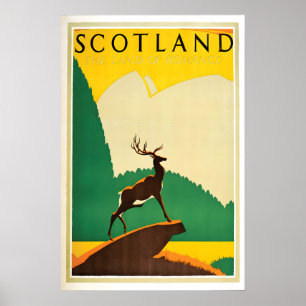 Affiche de voyage en Écosse Impression d'art vinta