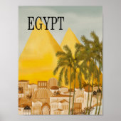 Affiche de voyage en Egypte (Devant)